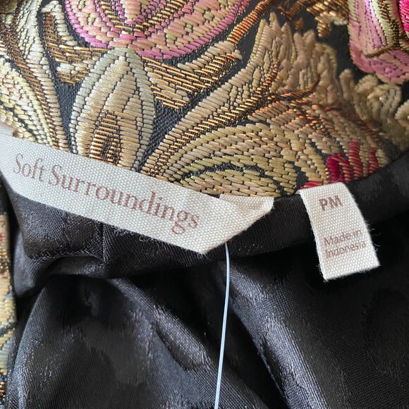 SOFT SURROUNDINGS NWT BRANCA JACQUARD JACKET PM - Picture 9 of 9
